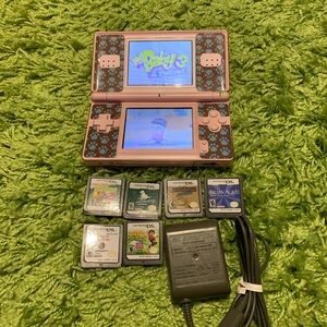 Nintendo DS Lite with 7 Games